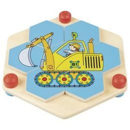 Puzzle staveniště ve tvaru včelí plástve