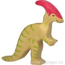 Parasaurolophus - hračka ze dřeva