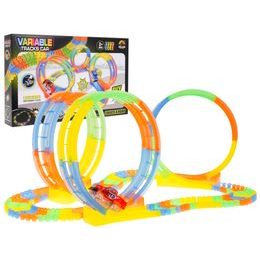 Svítící autodráha s autíčkem na baterie 148 dílků Variable Tracks