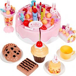 Narozeninová sada dort růžová 75 součástí DIY Cake