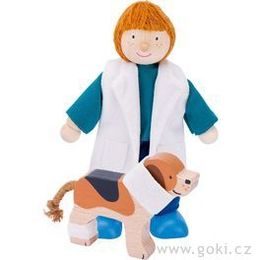 Panenka do domečku - zvěrolékařka a pejsek