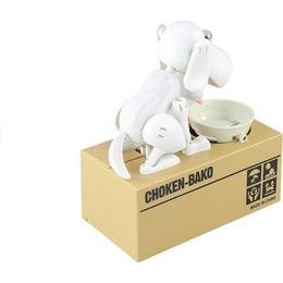 Pokladnička pes bílý