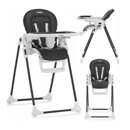 Dětská jídelní židlička Sesttino Silla černá