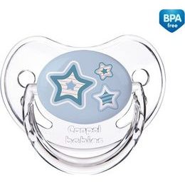 CANPOL 22/565 Silikonová anatomická zklidňující savička 0-6m Novorozeně modrá
