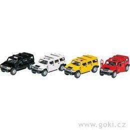 Hummer H2 SUV (2008) se zpětným natahováním, měřítko 1:40