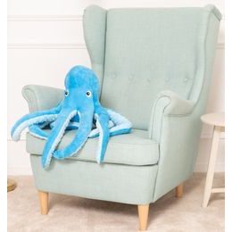 Plyšová chobotnice Ema 50 cm - modrá