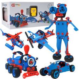 Konstrukční stavebnice 6v1 Build Play 142 dílků