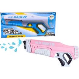 Vodní pistole automatická 350 ml - růžová