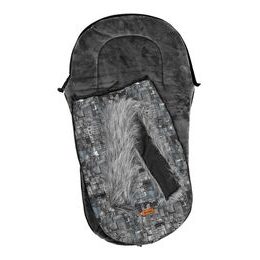 Zimní fusak do kočárku Eskimo černá/vlna