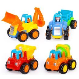 Huile Toys sestava 4 autíček na setrvačník Farm Country Vehicle