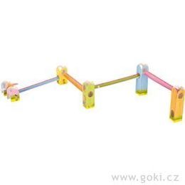 Kulaté puzzle na desce - Zvířátka