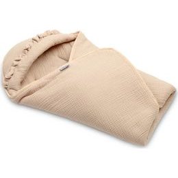 Mušelínová zavinovačka do autosedačky - béžová