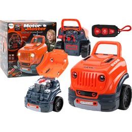 Dětská sada pro automechanika- dílna oranžová
