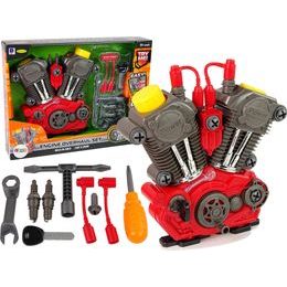 Sada nářadí s motorem pro malého mechanika