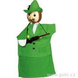 Maňásek na ruku - myslivec