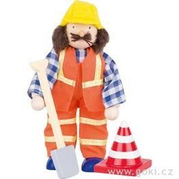 Panenka do domečku - silničář s lopatou