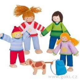 Panenky do domečku - rodina z kempu, 5 dílů