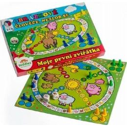 Člověče, nezlob se obrázkové - Moje první zvířátka - společenská hra pro nejmenší