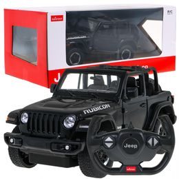 Rastar auto na dálkové ovládání Jeep Wrangler Rubicon 1:14 černé