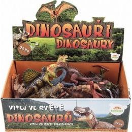 Dětská sada vozidel a dinosaurů 8 ks