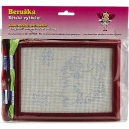 Vyšívání vyšívací rámeček, 3 předlohy 2 příze - mix druhů