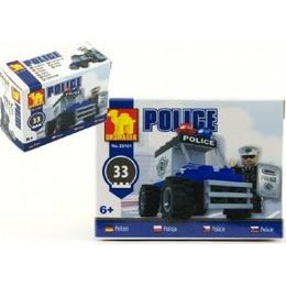Stavebnice Dromader - Policejní Auto 33ks