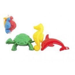 Formičky Bábovky zvířátka na písek 3ks