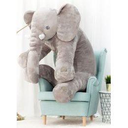 Plyšový XXL slon Belly 155 cm šedý