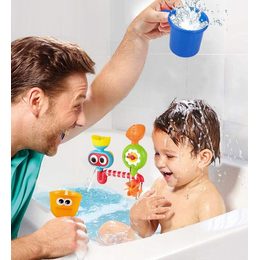 Hračka do vany - mini basketbalový koš se psem a rybičkami