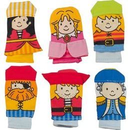 Maňásek na prst - sada Pirát, 6 dílů