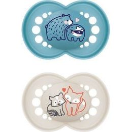 Dr Brown's Ortodontický dudlík Prevent svítící, 2ks, 0-6m, růžový