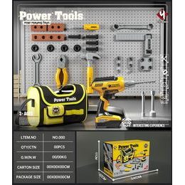 Sada dětského nářadí s vrtačkou na baterie v tašce Power Tools