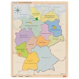 Puzzle s dřevěnými úchytkami Návštěva u doktora, 9 dílů