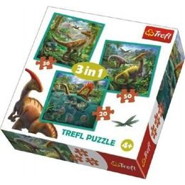 Puzzle 3v1 Svět Dinosaurů