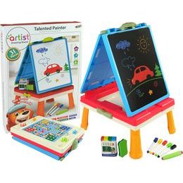 Magnetická tabule 3v1 -modrá