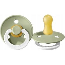 BIBS Dudlík z přírodního kaučuku 0m+ 1ks na noc, zelený