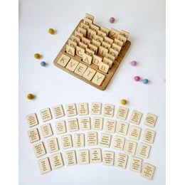 Deska - zásobník s písmeny abecedy (tiskací - SK)