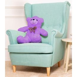 Plyšový medvěd Kvído 70 cm fialový