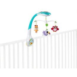 4Baby Plyšový kolotoč nad postýlku Rabbit - šedo/bílý