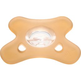 BIBS DE LUX - Silikonový dudlík, 0 - 36 m, vanilkový