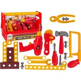 Sada dětského nářadí v boxu červené