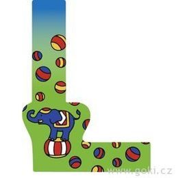 Ozdobné písmeno ze dřeva L