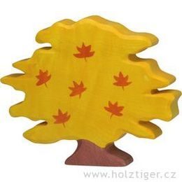 Javor malý - dřevěná dekorace