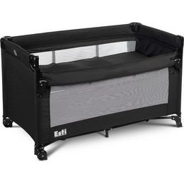 Dětská cestovní postýlka CARETERO ESTI se stahovací bočnicí mint