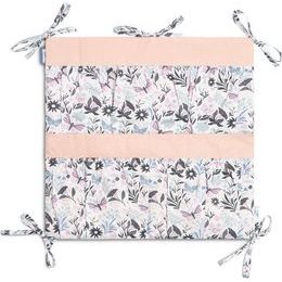 Organizér na postýlku Motýly, růžová