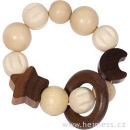 Měsíc a hvězda - hračka do ruky (Heimess nature)