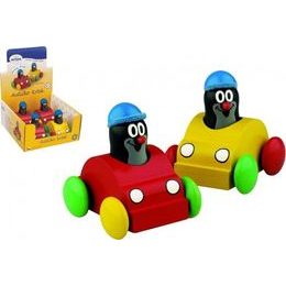 Pískající krtek v autíčku