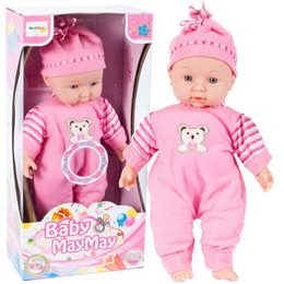 Mluvící panenka s oblečením Baby May 34 cm