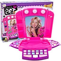 Dětské kosmetické studio na baterie se zrcadlem MakeUp Set