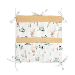 Organizér na postýlku Sensillo Wafel béžový